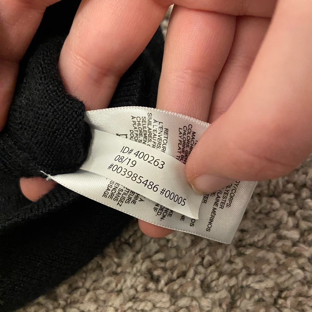 Express Merino Wool Color Block Ombr Turtle Neck … - image 3